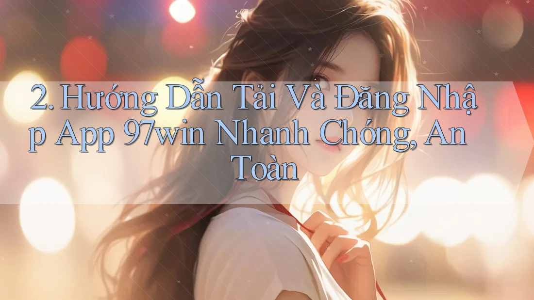 2. Hướng Dẫn Tải Và Đăng Nhập App 97win Nhanh Chóng, An Toàn
