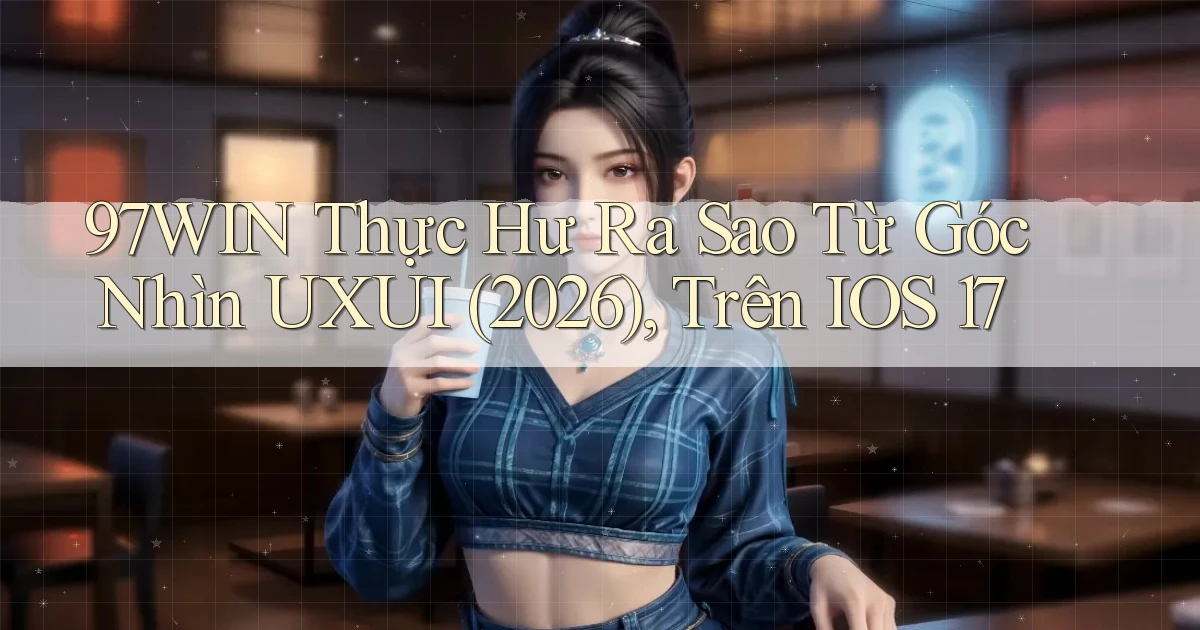 97win thực hư ra sao từ góc nhìn UXUI (2026), trên iOS 17
