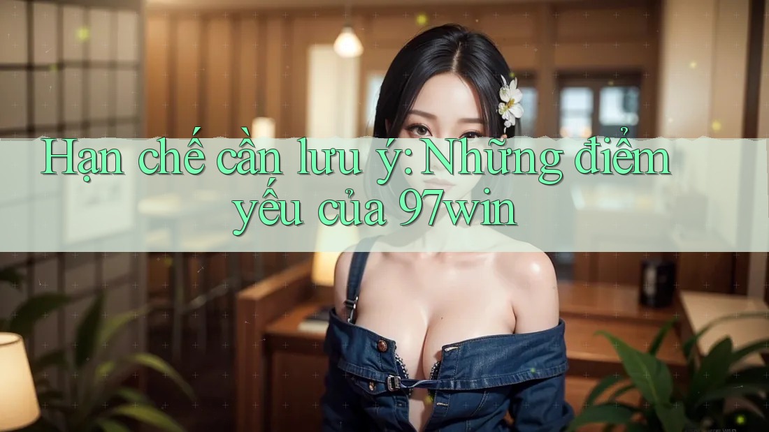 Hạn chế cần lưu ý: Những điểm yếu của 97win