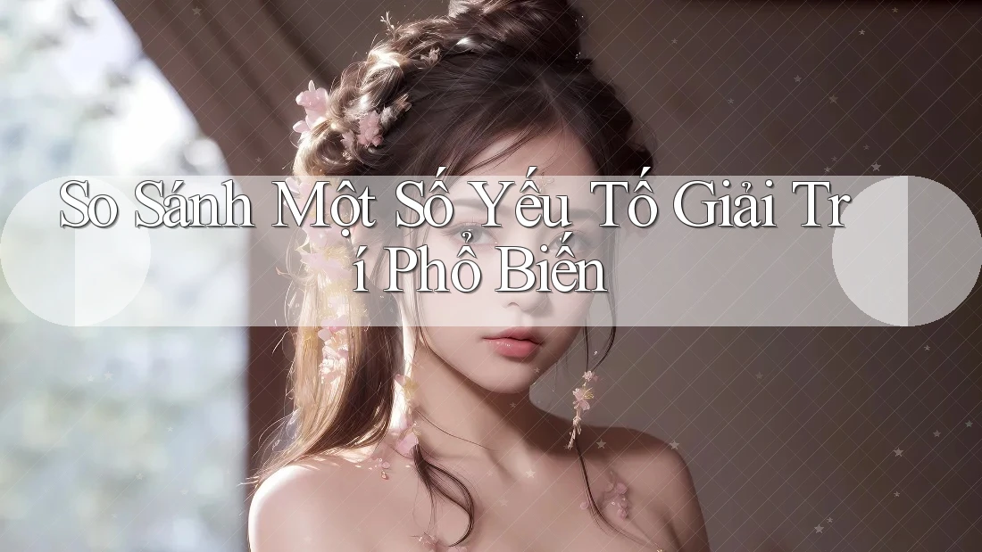So Sánh Một Số Yếu Tố Giải Trí Phổ Biến