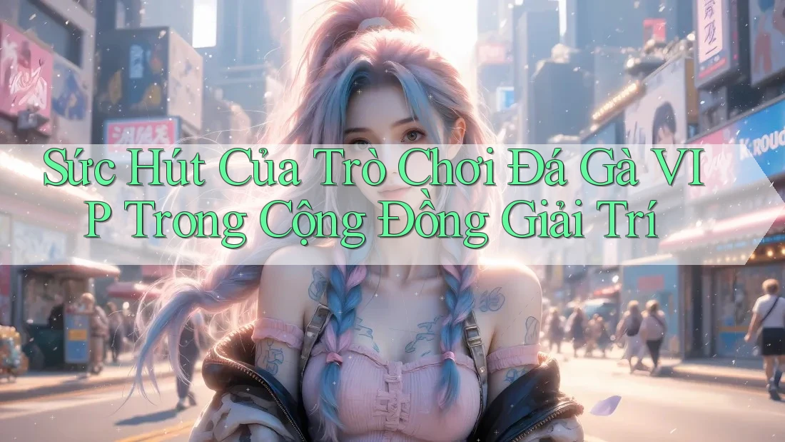 Sức Hút Của Trò Chơi Đá Gà VIP Trong Cộng Đồng Giải Trí