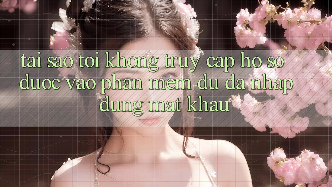 Tại sao tôi không truy cập hồ sơ được vào phần mềm dù đã nhập đúng mật khẩu?
