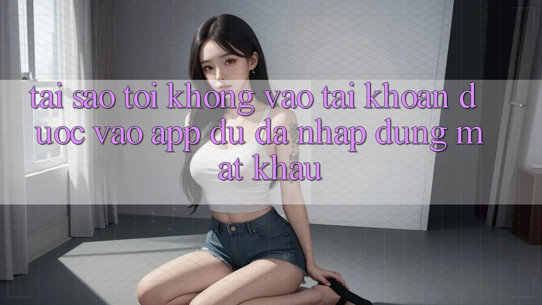 Tại sao tôi không vào tài khoản được vào app dù đã nhập đúng mật khẩu?