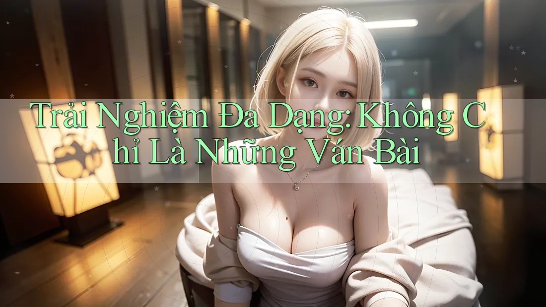 Trải nghiệm đa dạng, không chỉ là những ván bài